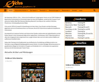 SChwertkampf-OCHS.de(Seit September 2002 ist „Ochs) Screenshot