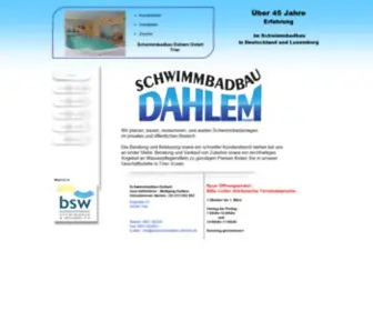 SChwimmbadbau-Dahlem.de(Start) Screenshot