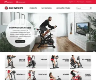 SChwinnfitness.com(Schwinn Exercise Bikes) Screenshot