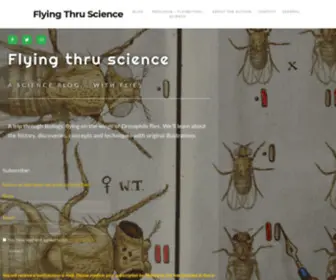 Sci-Flies.com(Flying Thru Science) Screenshot