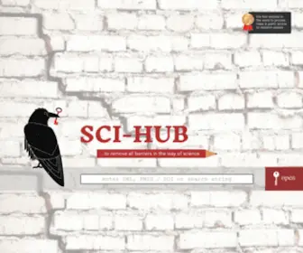 Sci-Hub.ren(Removing barriers in the way of science) Screenshot