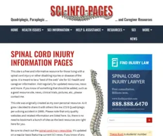 Sci-Info-Pages.com(Spinal Cord Injury Information Pages) Screenshot