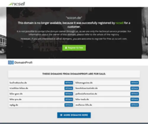 Scicon.de(Scicon) Screenshot
