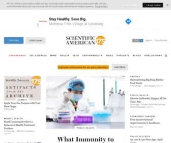 Sciam.com(Scientific American) Screenshot