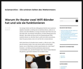 Sciamarchive.org(Wir sind umgezogen) Screenshot