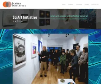 Sciartinitiative.org(SciArt Initiative) Screenshot