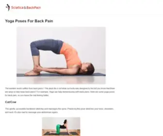 Sciaticaandbackpain.org(Sciatica and BackPain) Screenshot