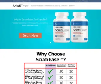 Sciatiease.com(Sciatic Nerve Health Support) Screenshot