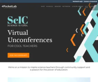 Scic-Conference.com(ScIC Science is Cool Virtual Unconference by PocketLab) Screenshot