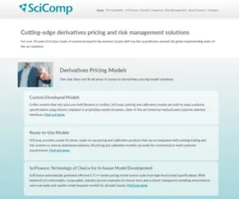 Scicomp.com(SciComp Inc) Screenshot
