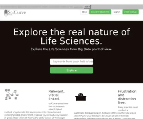 Scicurve.com(Scicurve) Screenshot