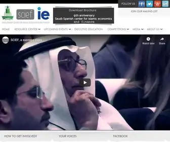 Scief.es(Saudi-Spanish Center for Islamic Economics and Finance) Screenshot