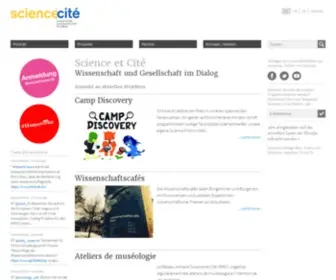 Science-ET-Cite.ch(Science et Cité) Screenshot