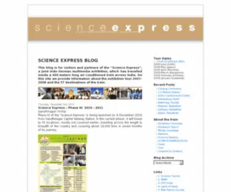 Science-Express.com(Science Express) Screenshot