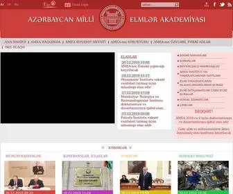 Science.az(Azərbaycan) Screenshot