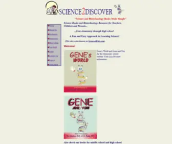 Science2Discover.com(Science Books and Biotechnology Resource) Screenshot