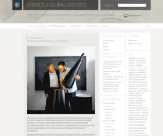 ScienceandGlobalsecurity.org(Science & Global Security) Screenshot