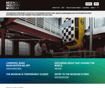 Scienceandindustrymuseum.org.uk(Science and Industry Museum) Screenshot