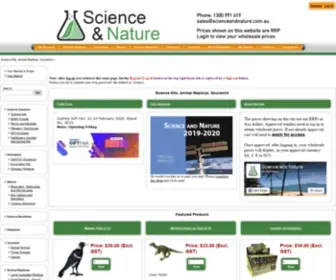 Scienceandnature.com.au(Quality Science and Nature products) Screenshot