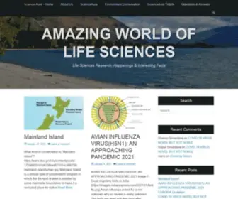 Scienceaura.com(Amazing World of Life Sciences) Screenshot