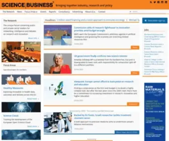 Sciencebusiness.net(Science) Screenshot