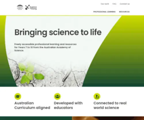Sciencebydoing.edu.au(Sciencebydoing) Screenshot