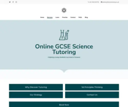 Sciencebytes.org(Best Online GCSE Science Tutoring) Screenshot