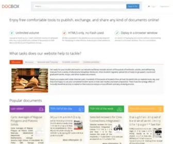 Sciencedocbox.com(Enjoy free comfortable tools to publish) Screenshot