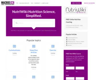 Sciencedrivennutrition.com(Macros Inc) Screenshot