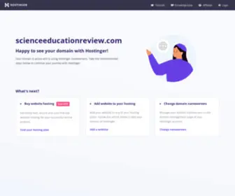 Scienceeducationreview.com(The Science Education Review) Screenshot