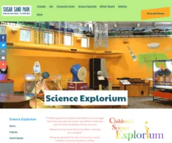 Scienceexplorium.org(Science Explorium) Screenshot