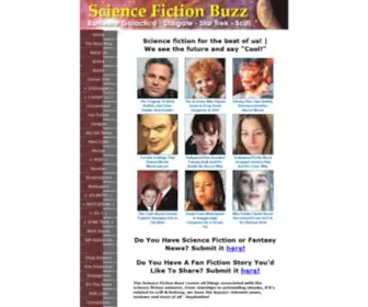 Sciencefictionbuzz.com(The Science Fiction Buzzzzzzz) Screenshot