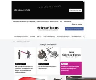 Sciencefocus.com(BBC Science Focus Magazine) Screenshot