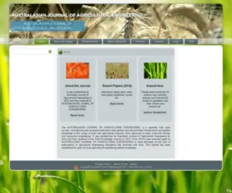 Sciencej.com(Australasian Journal of Agricultural Engineering) Screenshot