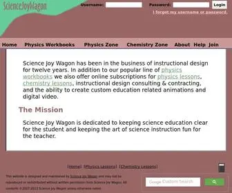 Sciencejoywagon.com(Science Joy Wagon) Screenshot