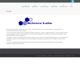 Sciencelabs.dk(Science Labs Danmark) Screenshot