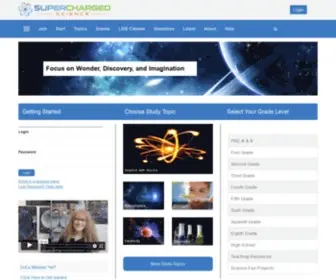 Sciencelearningspace2.com(Supercharged Science) Screenshot