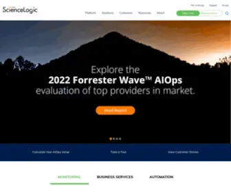 Sciencelogic.com(AIOps and IT Infrastructure Monitoring Platform) Screenshot