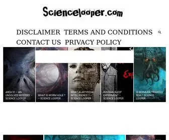 Sciencelooper.com(Science Website) Screenshot