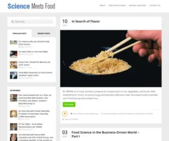 Sciencemeetsfood.org(Science Meets Food) Screenshot