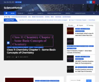 Sciencemotive.com(ScienceMotive) Screenshot