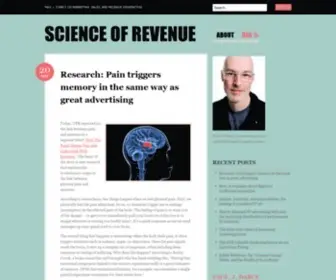 Scienceofrevenue.com(Science of Revenue) Screenshot