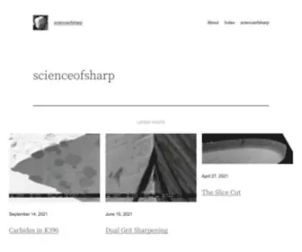 Scienceofsharp.com(scienceofsharp) Screenshot