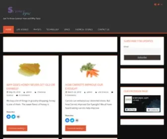 Sciencepic.com(Get To Know Science' How and Why Facts) Screenshot