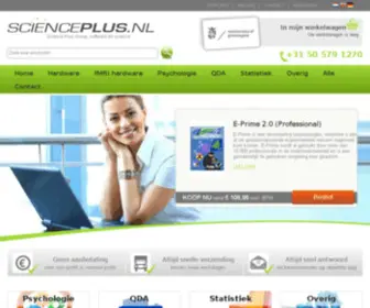 Scienceplus.nl(Europa's no.1 in Wetenschappelijke Software) Screenshot