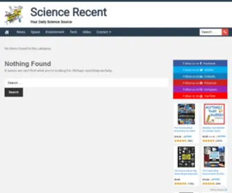 Sciencerecent.com(Science Recent) Screenshot