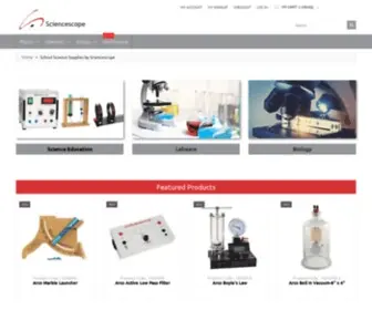 Sciencescope.us(School Science Supplies by Sciencescope) Screenshot