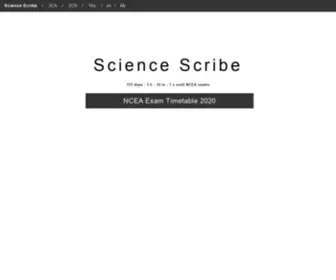 Sciencescribe.co.nz(Sciencescribe) Screenshot