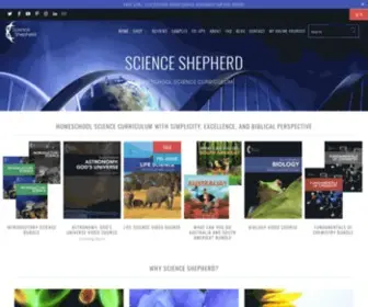Scienceshepherd.com(Science Shepherd Christian Homeschool Science Curriculum For All Ages) Screenshot