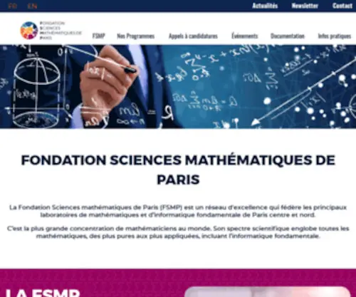 Sciencesmaths-Paris.fr(Accueil) Screenshot